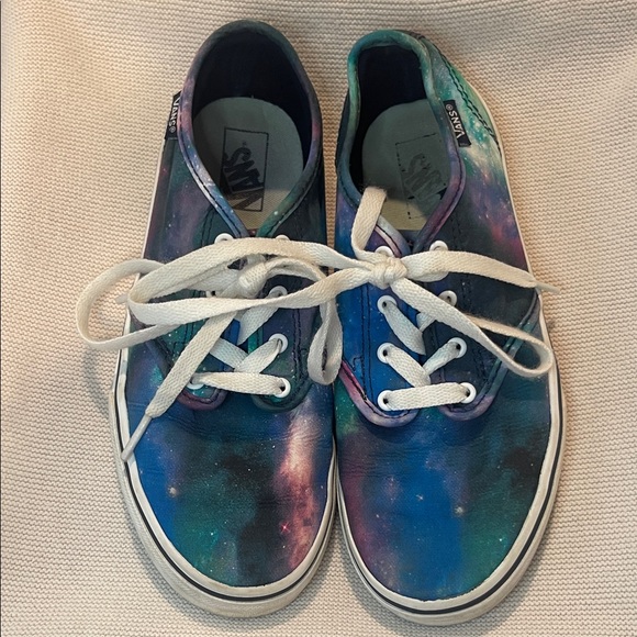 Vans Kids Cosmic Blue and Purple Sneakers - Picture 1 of 5